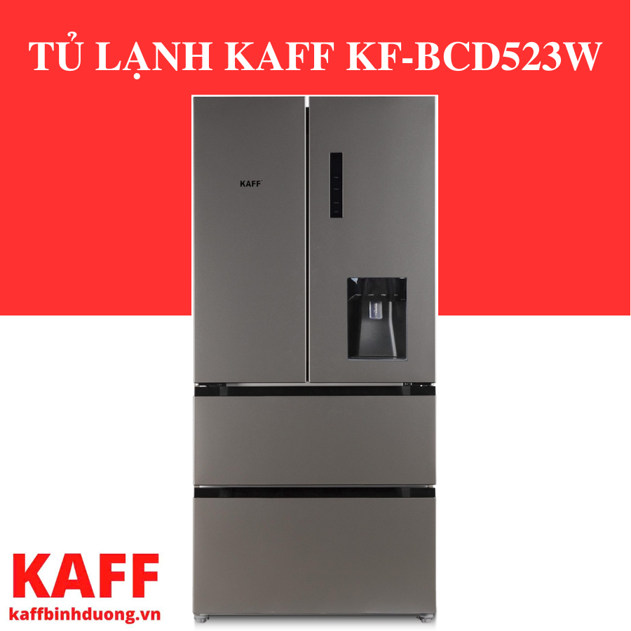 TỦ LẠNH KAFF KF-BCD523W