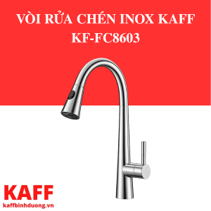 VÒI RỬA CHÉN INOX KAFF KF-FC-8603