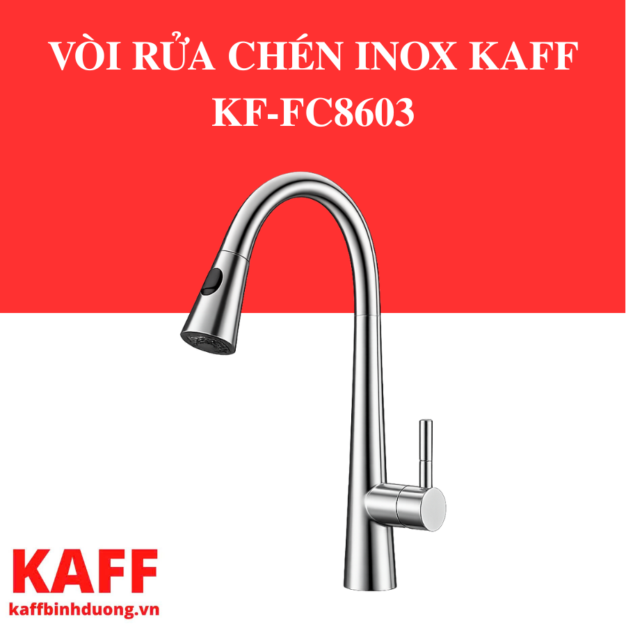 VÒI RỬA CHÉN INOX KAFF KF-FC-8603