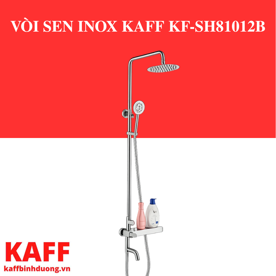 VÒI SEN INOX KAFF KF-SH-81012B
