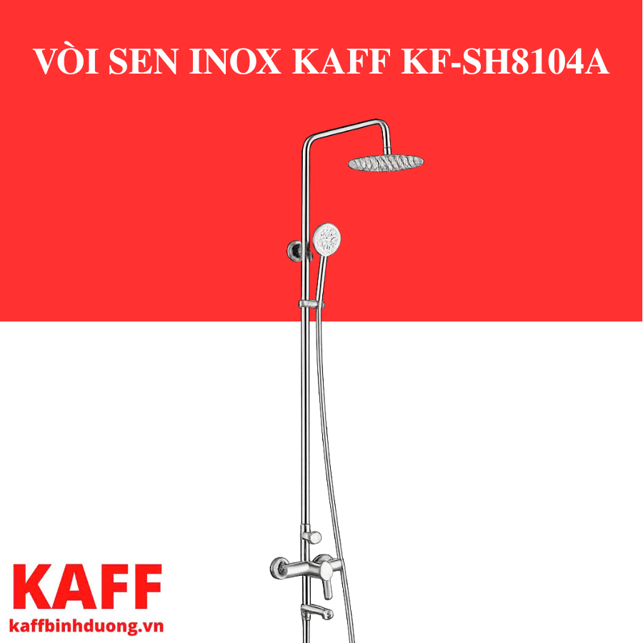 VÒI SEN INOX KAFF KF-SH-8104A