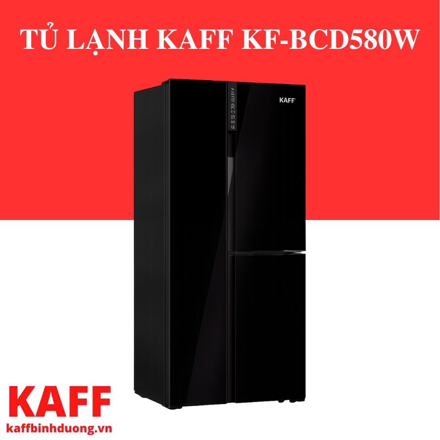 TỦ LẠNH KAFF KF-BCD580W