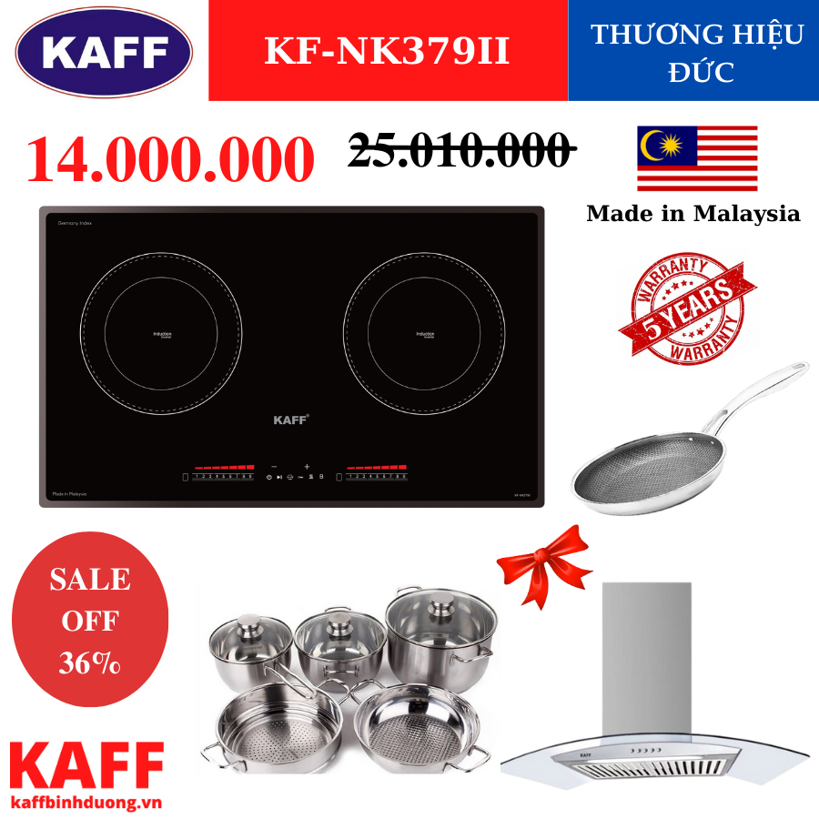 COMBO BẾP TỪ + HÚT MÙI KAFF